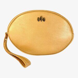 Portland Leather Champagne Large Roswell Pouch - Brand New